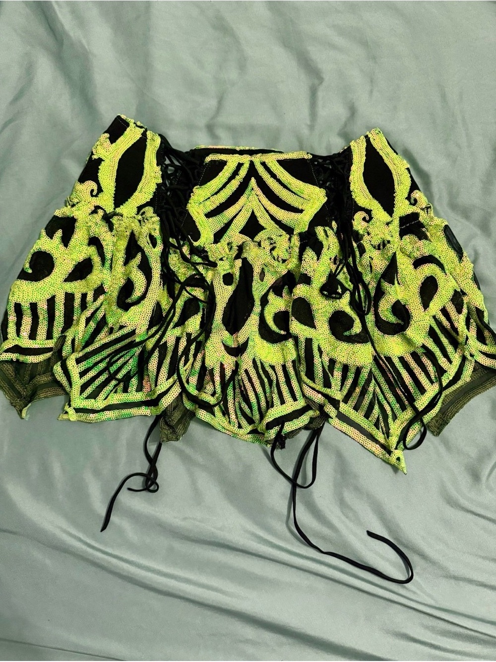 Vanishing Fae - Disco Neon Skirt - Size M